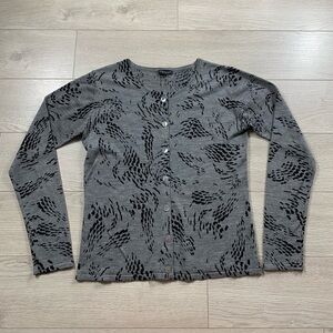 Bitte Kai Rand Copenhagen Grey Wool Cardigan Sweater